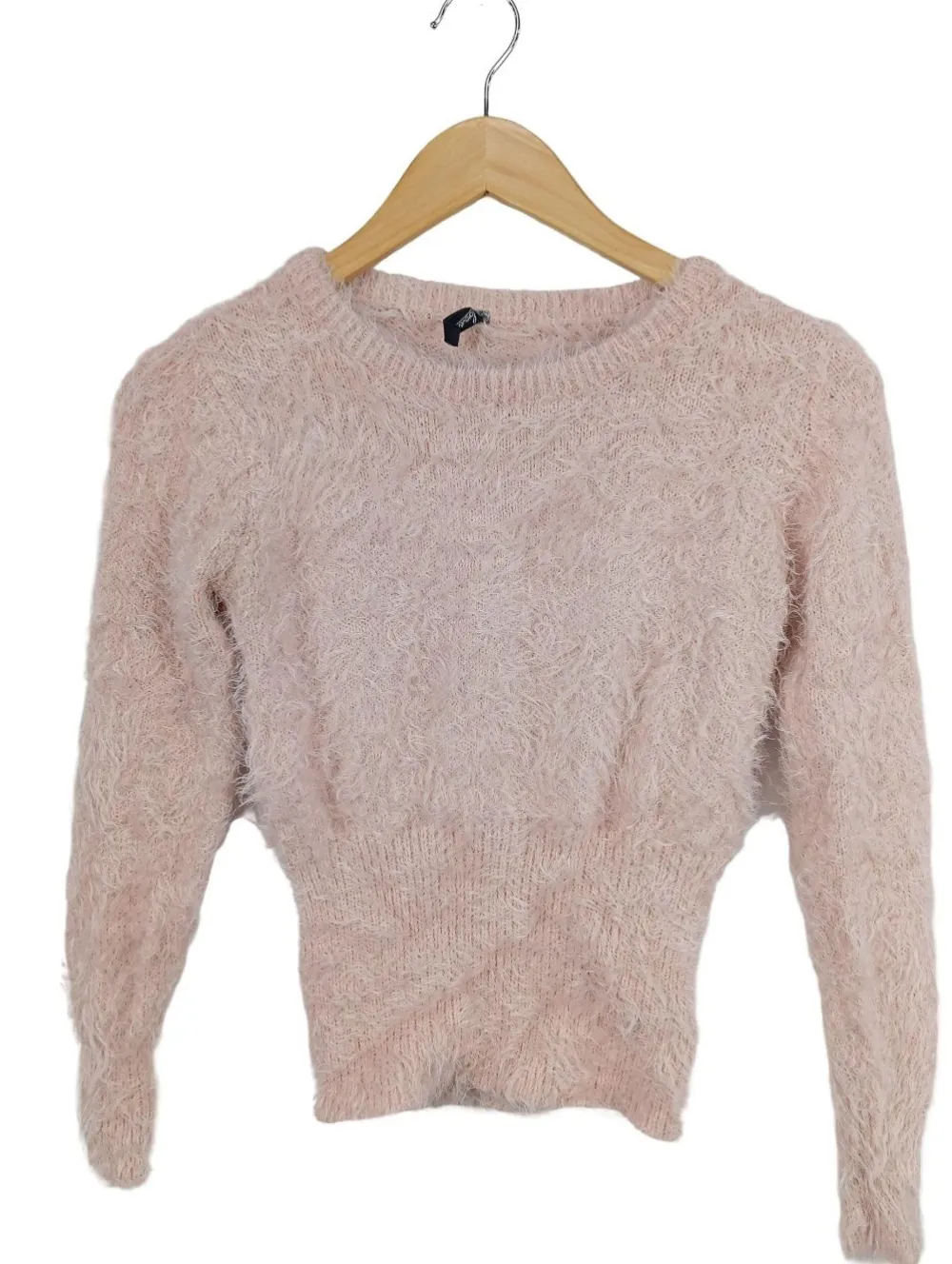 Pullover>Forever Cropped Pullover Größe 40 wollweiß