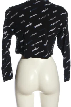 Shirts>Collusion Cropped Shirt Größe 34 schwarzweiß