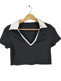 Shirts>Halara Cropped Shirt Größe 36 schwarz