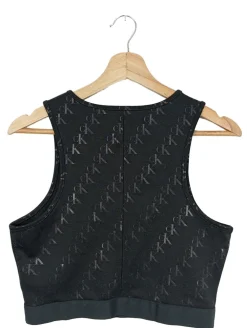 Tops>Calvin Klein Cropped Top Größe 38 schwarz