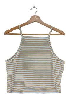 Tops>Ckh Cropped Top Größe 42 blauhellorange