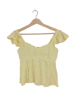 Tops>Hollister Cropped Top Größe 36 blassgelb