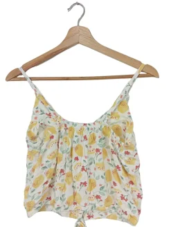 Tops>Chiquelle Cropped Top Größe 38 blassgelb