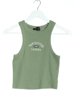 Tops>New Look Cropped Top Größe 36 khaki