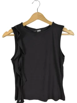 Tops>H&M Divided Cropped Top Größe 36 schwarz