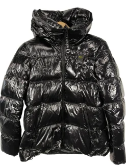 Daunenjacke Größe 36-Blauer Clearance