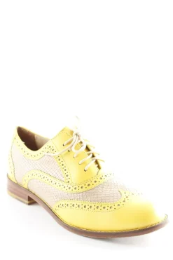 Businessschuhe>Cole Haan Derby Größe 38 beigedunkelgelb