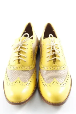 Businessschuhe>Cole Haan Derby Größe 38 beigedunkelgelb