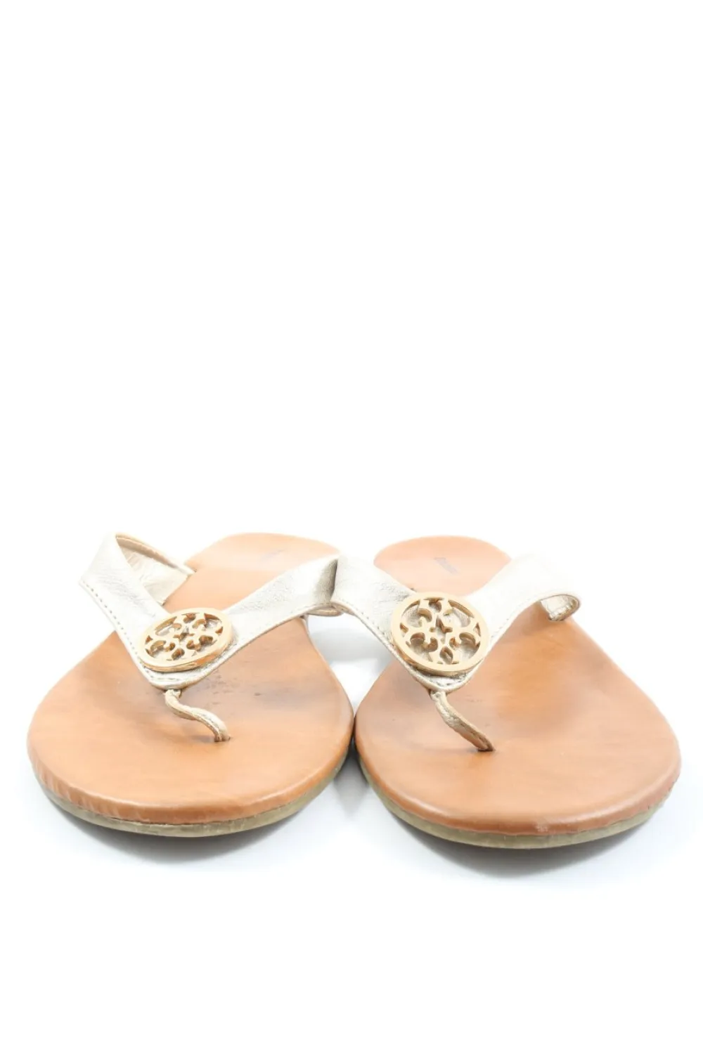 Sandalen>Graceland Dianette-Sandalen Größe 37 silberfarbenbraun