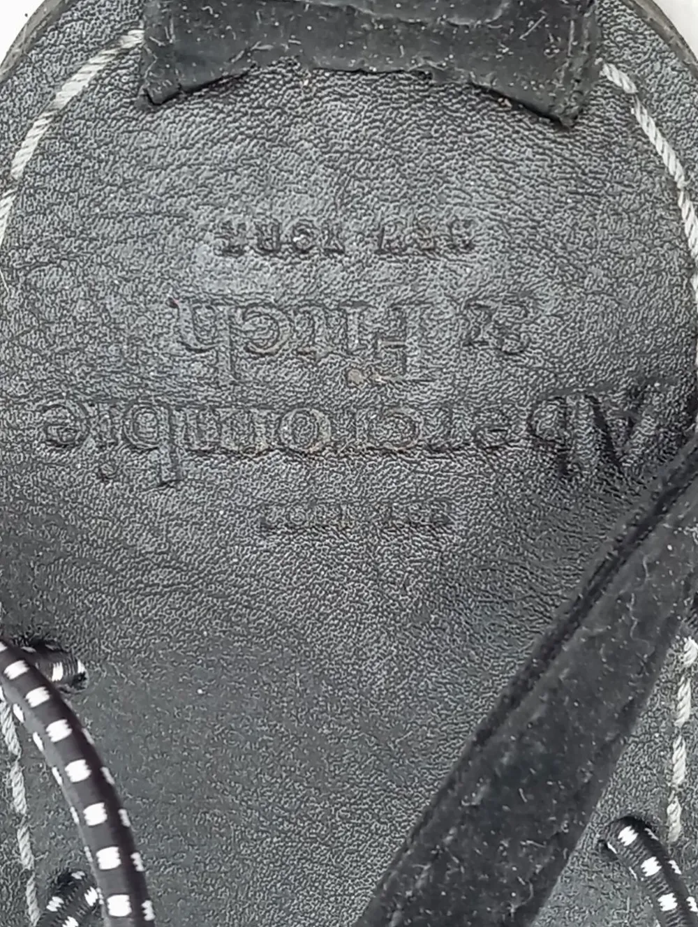 Sandalen>Abercrombie & Fitch Dianette-Sandalen Größe 40 schwarzgoldfarben