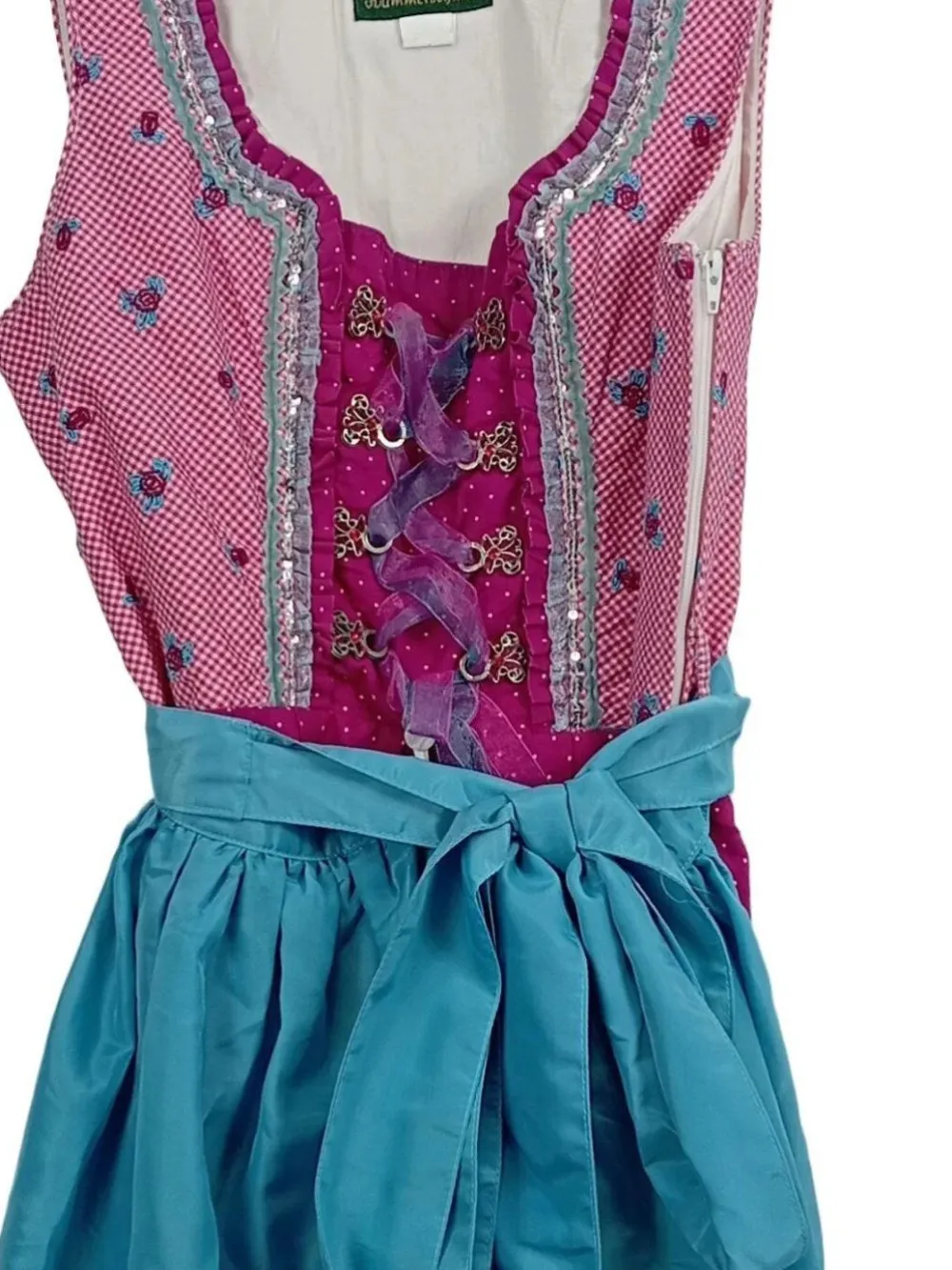 Trachtenmode> Dirndl Größe 34 mehrfarbig