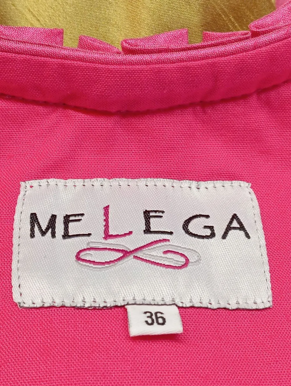 Trachtenmode>Melega Dirndl Größe 36 pinkhellorange