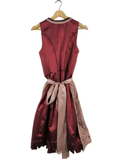 Trachtenmode>Kru00fcger Dirndl Größe 34 rotwollweiß