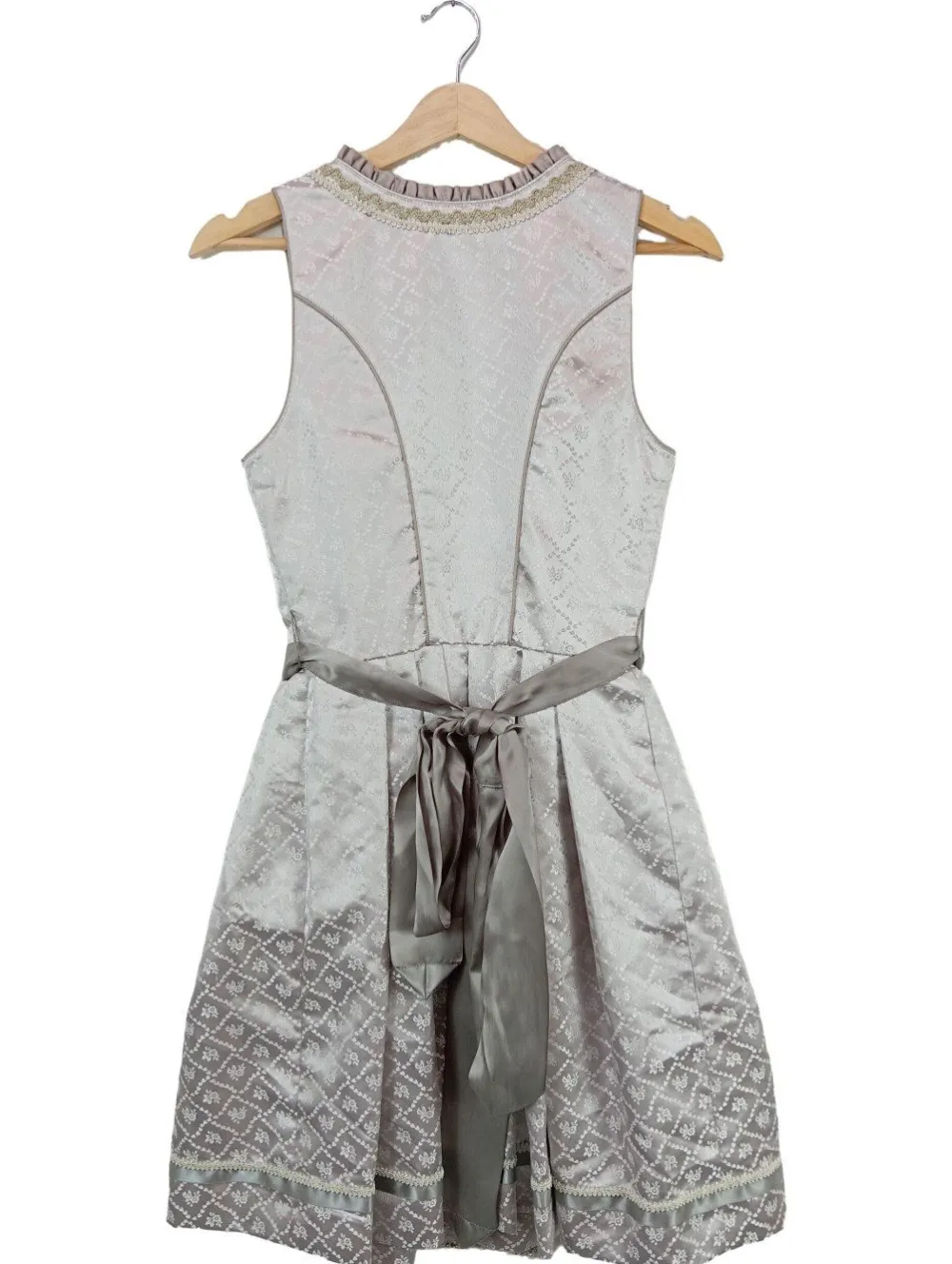 Trachtenmode>Kru00fcger MADL Dirndl Größe 34 hellgrauwollweiß