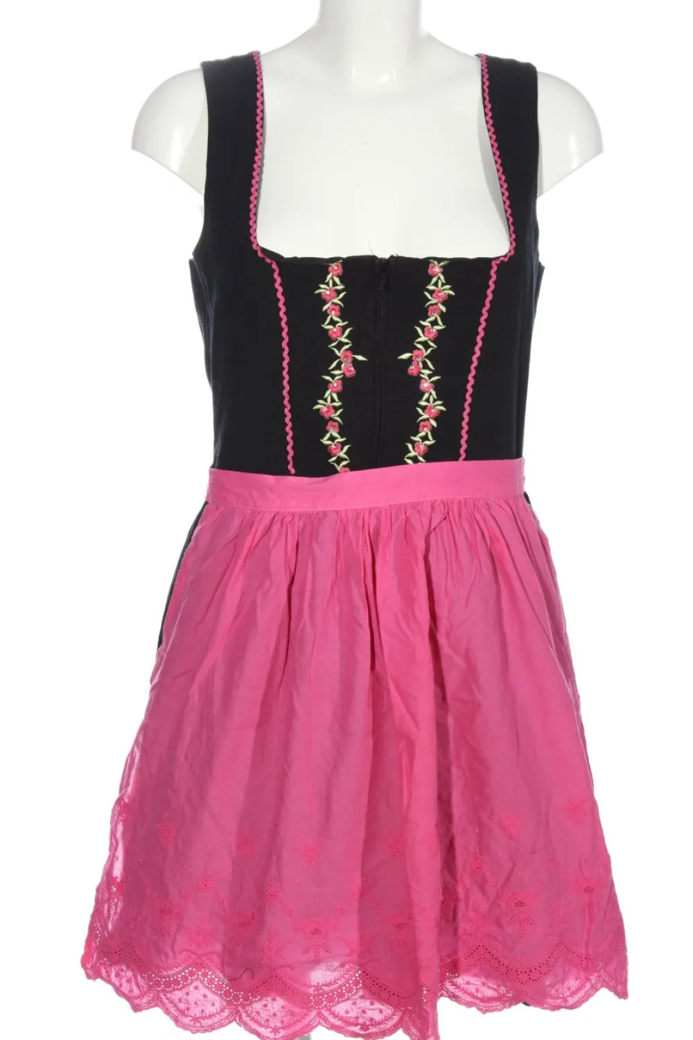Trachtenmode>Distler Dirndl Größe 36 schwarzpink