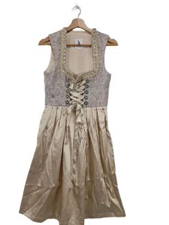 Trachtenmode>Alpenmu00e4rchen Dirndl Größe 34 cremehellgrau