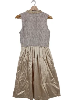 Trachtenmode>Alpenmu00e4rchen Dirndl Größe 34 cremehellgrau