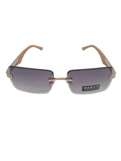 Sonnenbrillen> eckige Sonnenbrille wollweiß