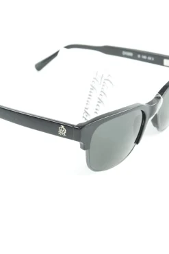 Sonnenbrillen>Dunhill eckige Sonnenbrille schwarz