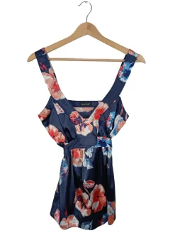 Tops>Laura Scott Empire Waist Top Größe 38 blaupink