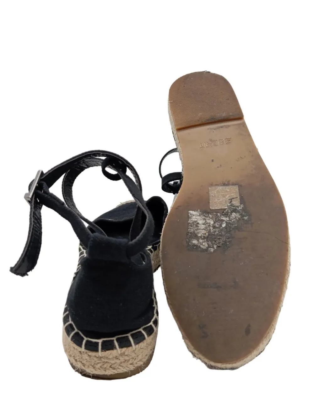 Sandalen>Esprit Espadrilles-Sandalen Größe 37 schwarz