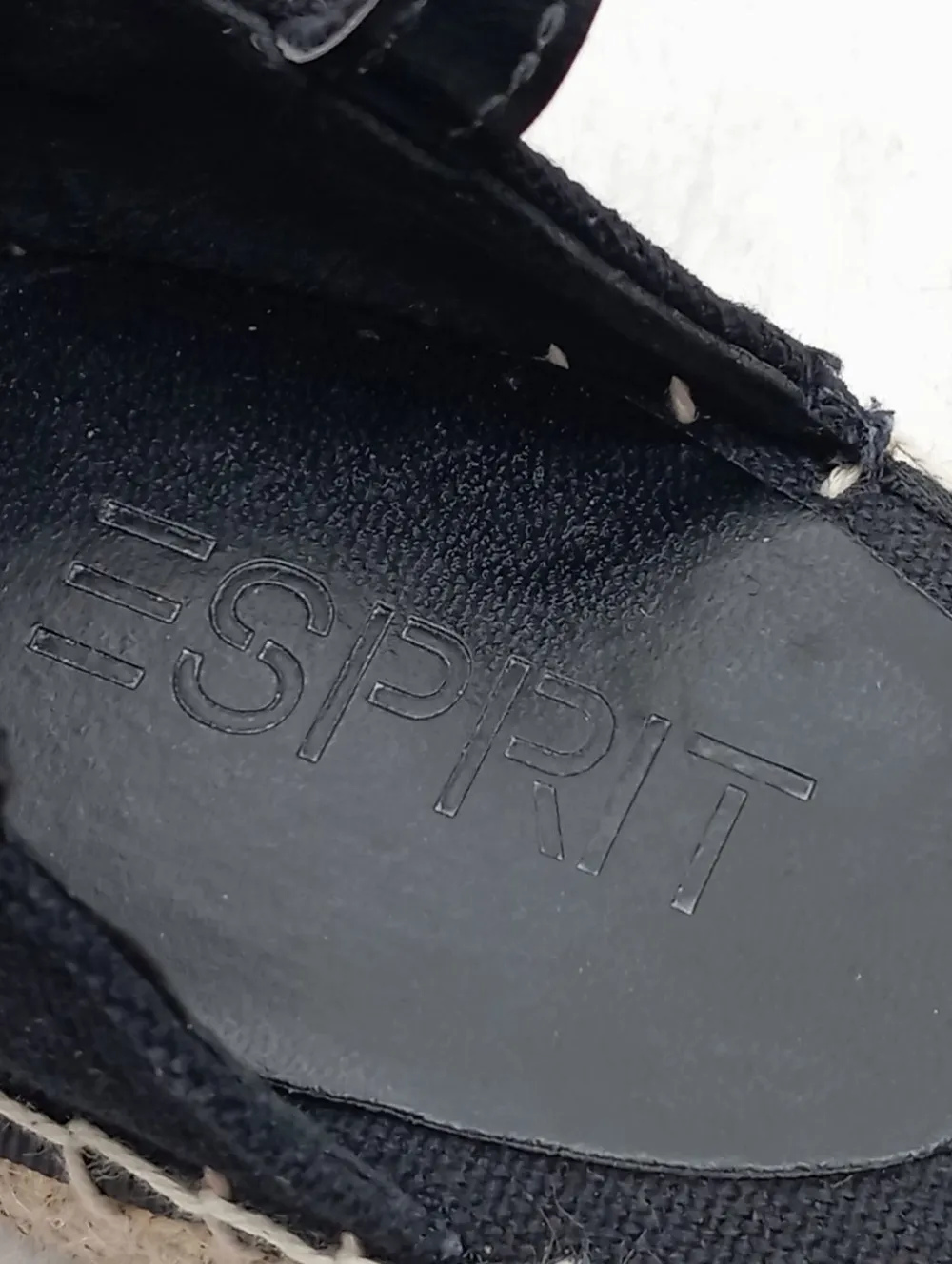 Sandalen>Esprit Espadrilles-Sandalen Größe 37 schwarz