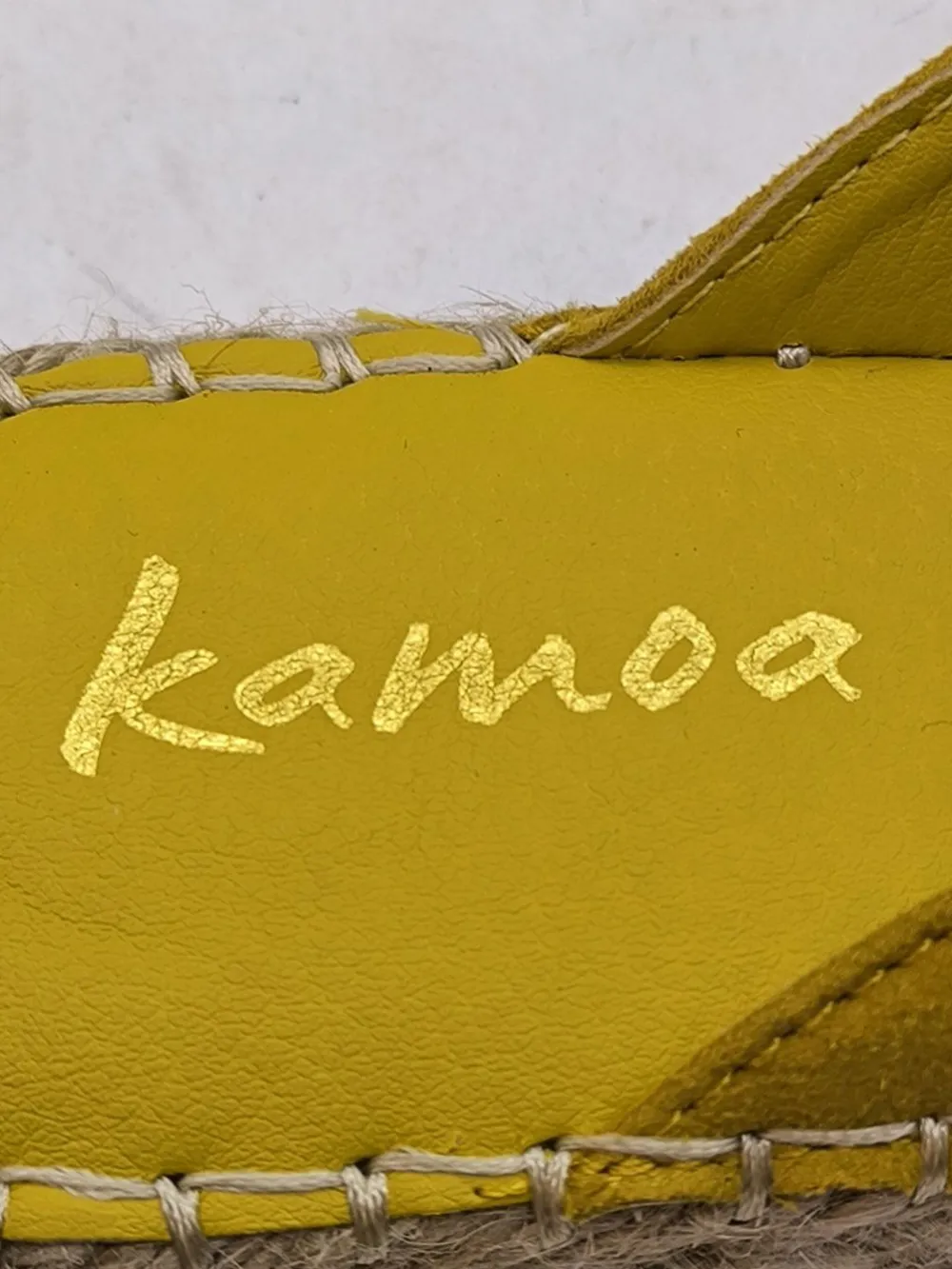 Sandalen>Kamoa Espadrilles-Sandalen Größe 40 blassgelb