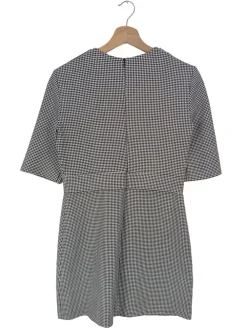 Kleider>Zara Woman Etuikleid Größe 36 hellgrau