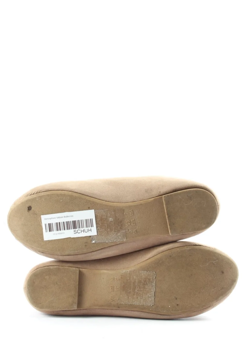 Ballerinas>Atmosphere faltbare Ballerinas Größe 38 creme