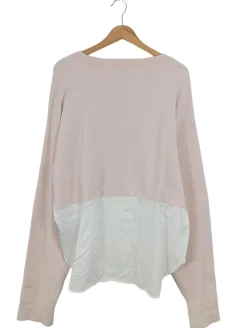 Pullover>Zara Knit Feinstrickpullover Größe 38 pinkweiß