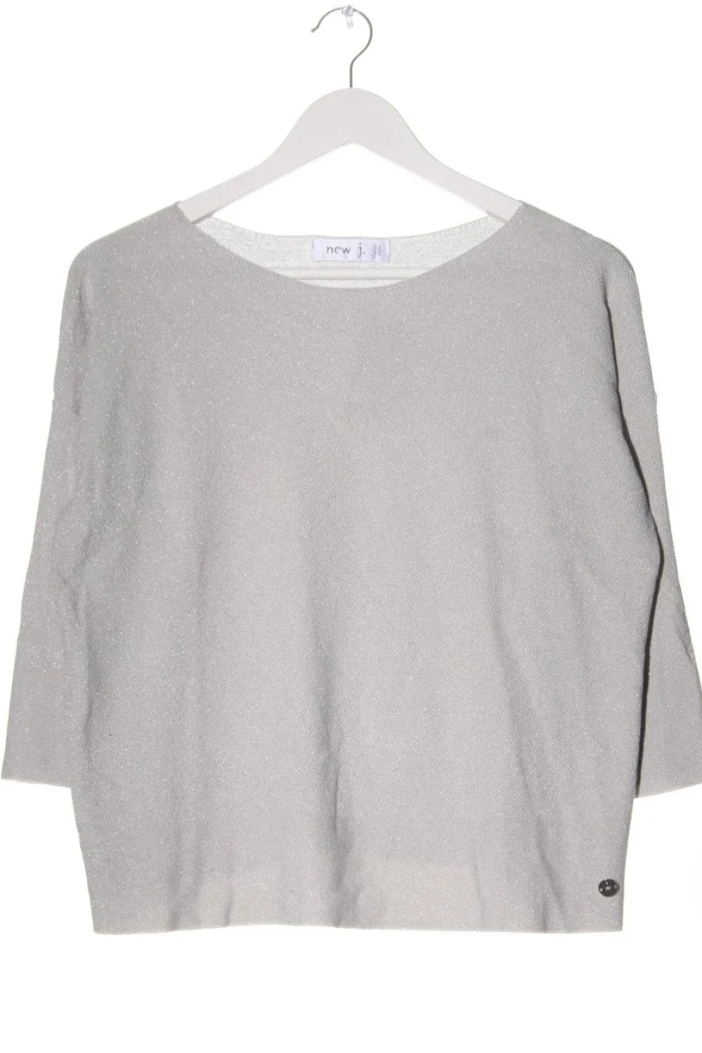 Pullover>New J Feinstrickpullover Größe 38 hellgrausilberfarben