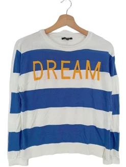 Pullover>More & More Feinstrickpullover Größe 34 weißblau