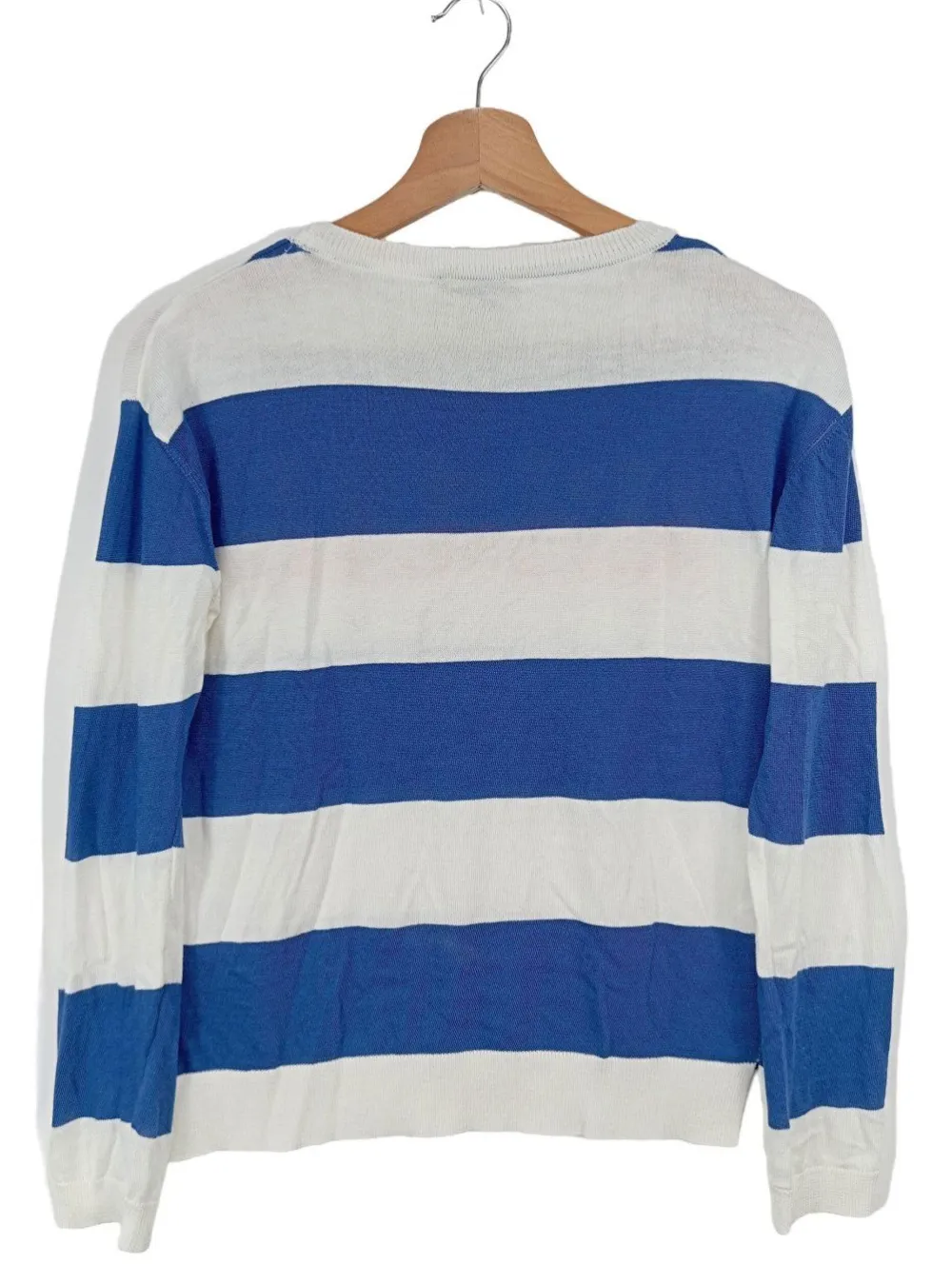 Pullover>More & More Feinstrickpullover Größe 34 weißblau
