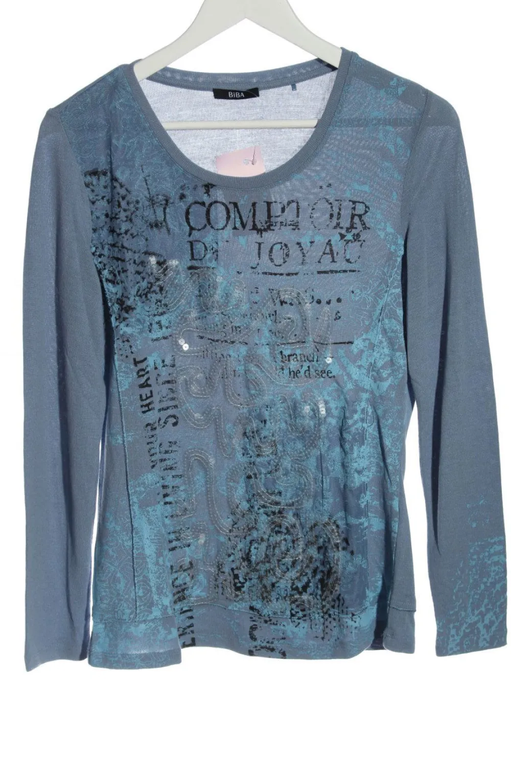 Pullover>Biba Feinstrickpullover Größe 36 blau