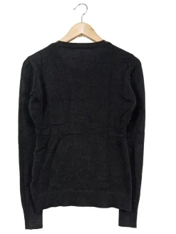 Pullover>Lamia Feinstrickpullover Größe 36 schwarzgoldfarben