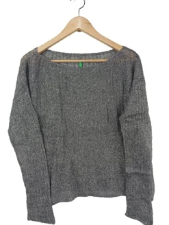 Pullover>United Colors of Benetton Feinstrickpullover Größe 38 hellgrau