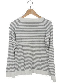 Pullover>LAFAYETTE COLLECTION Feinstrickpullover Größe 38 weißhellgrau