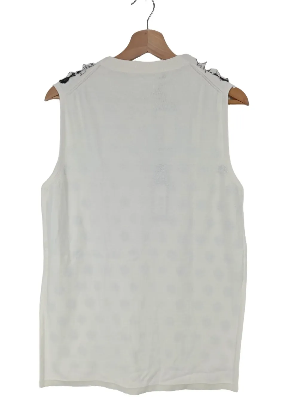 Pullunder>Thakoon Feinstrickpullunder Größe 36 weißschwarz