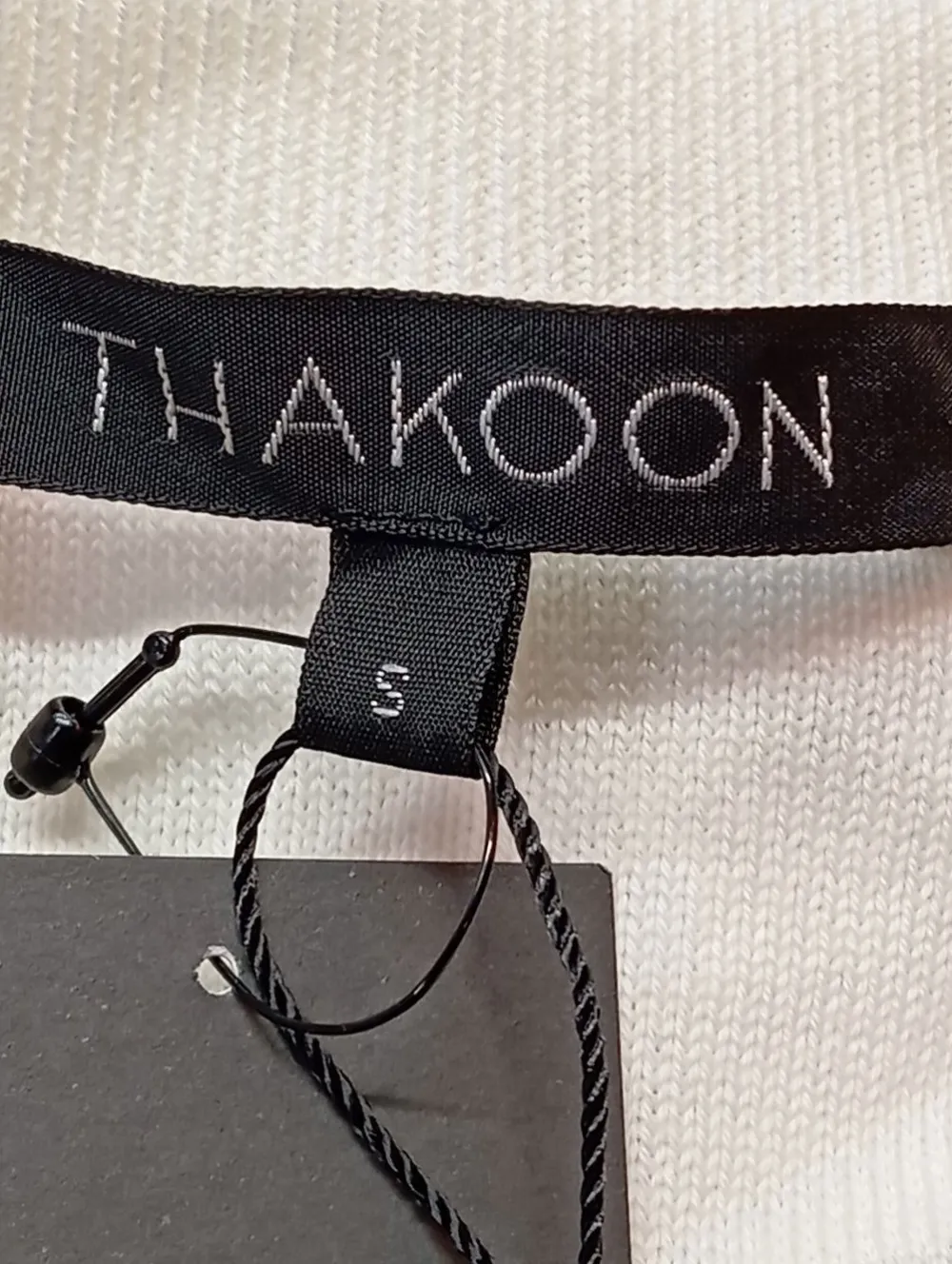 Pullunder>Thakoon Feinstrickpullunder Größe 36 weißschwarz