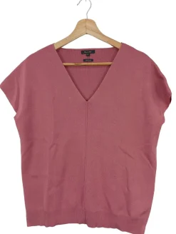 Pullunder>Massimo Dutti Feinstrickpullunder Größe 36 pink