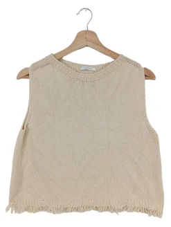 Pullunder>Xetra Feinstrickpullunder Größe 36 creme