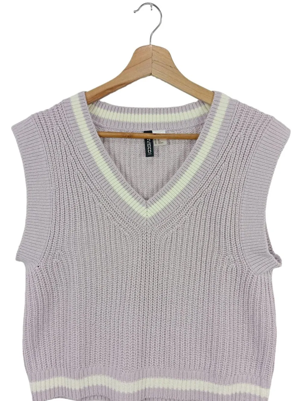 Pullunder>H&M Feinstrickpullunder Größe 34 lila