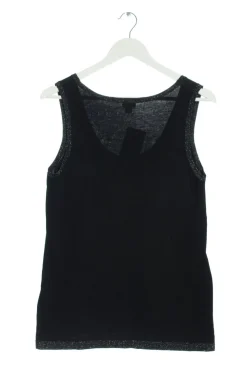 Pullunder>TCM Feinstrickpullunder Größe 40 schwarzsilberfarben