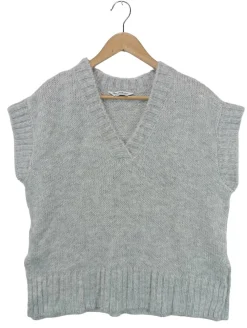 Pullunder>Miss Selfridge Feinstrickpullunder Größe 36 hellgrau
