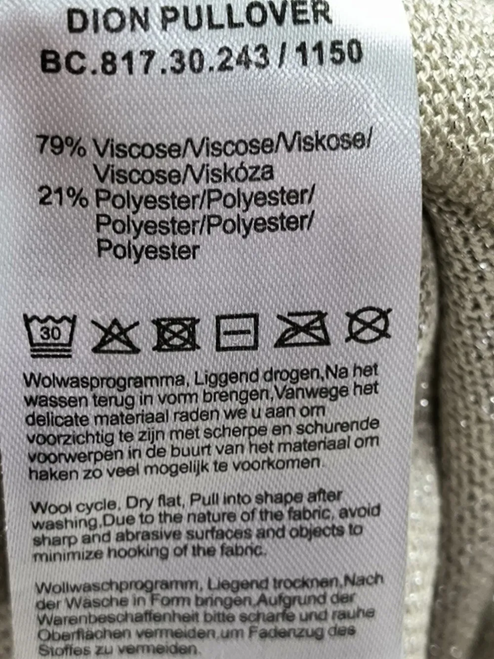 Pullunder>Beaumont Feinstrickpullunder Größe 38 khaki