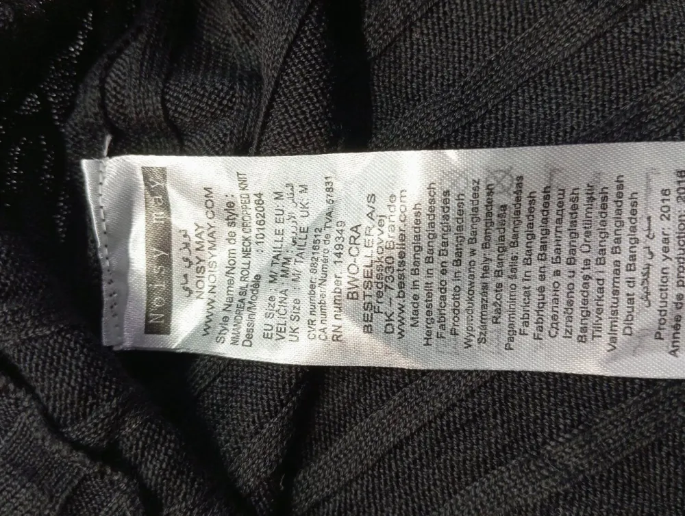 Feinstrickpullunder Größe 38-Noisy May Best