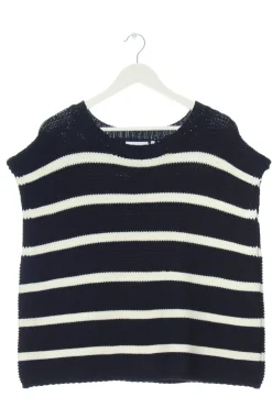 Pullunder>Rich & Royal Feinstrickpullunder Größe 38 dunkelblauweiß