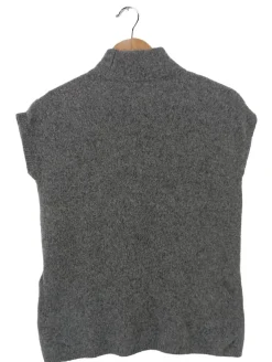 Pullunder>Madeleine Feinstrickpullunder Größe 36 dunkelgrauschwarz