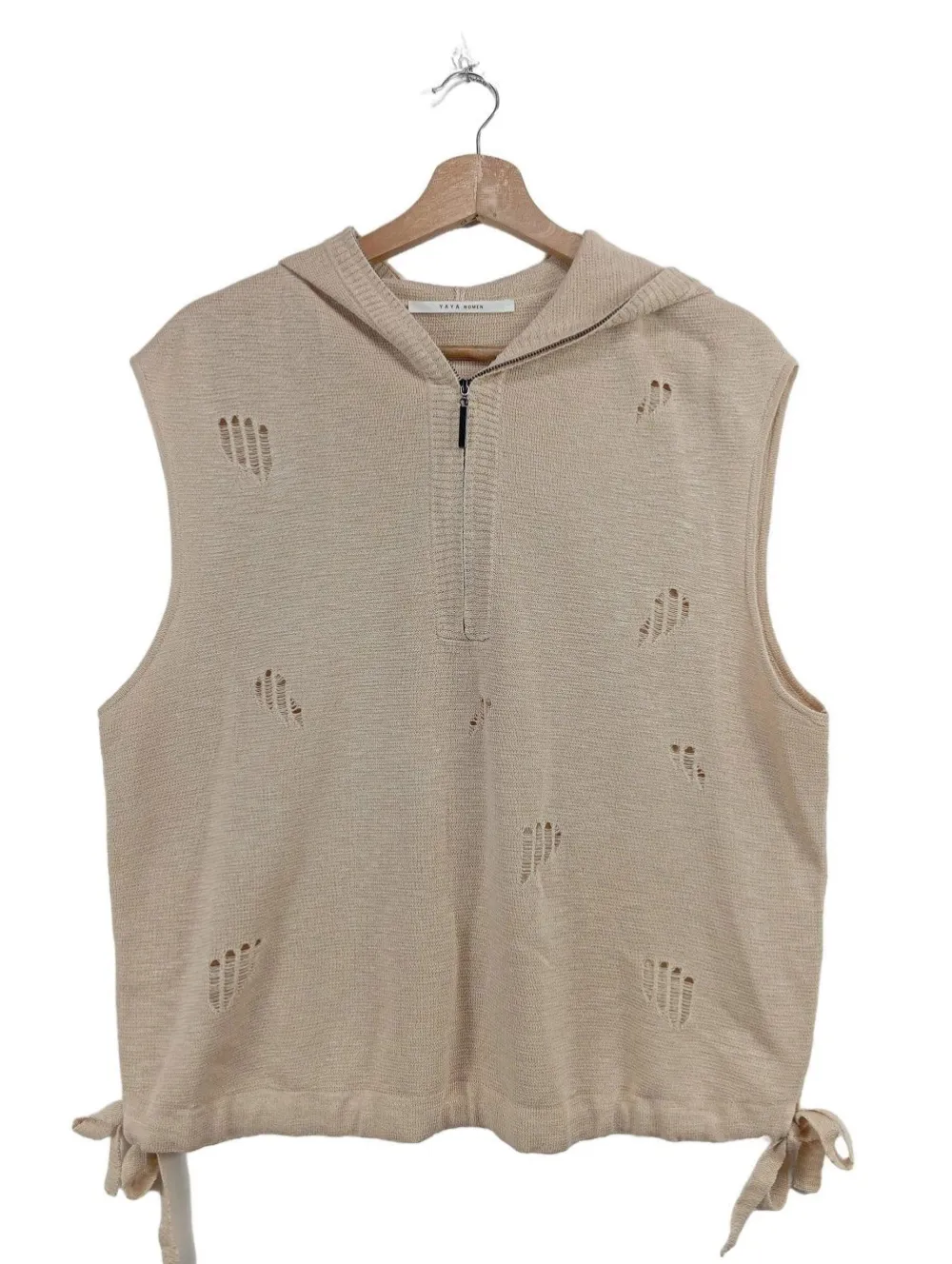 Pullunder>Yaya Feinstrickpullunder Größe 36 creme