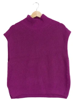 Pullunder>Marc Ou2019Polo Feinstrickpullunder Größe 36 violett